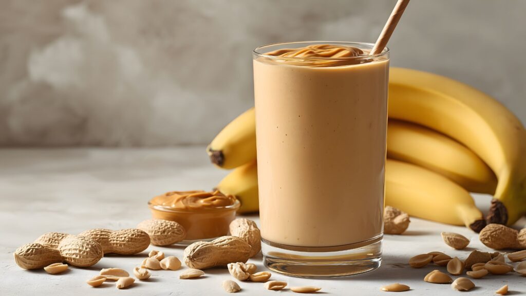 Peanut banana smoothie