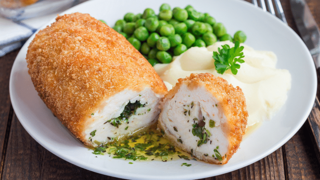 How to cook chicken Kiev in an oven