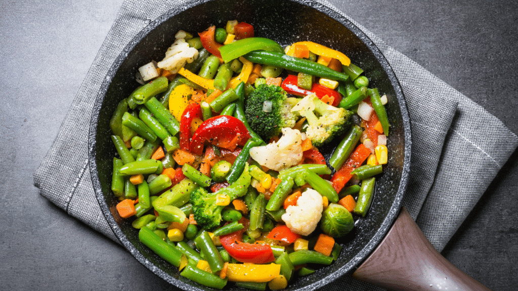 Garlic scape stir-fry recipe