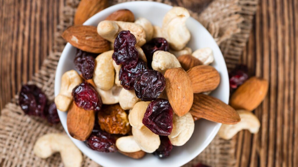 trail mix to satisfy cravings