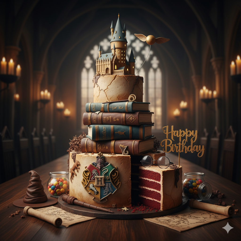 Harry Potter Temalı Pasta