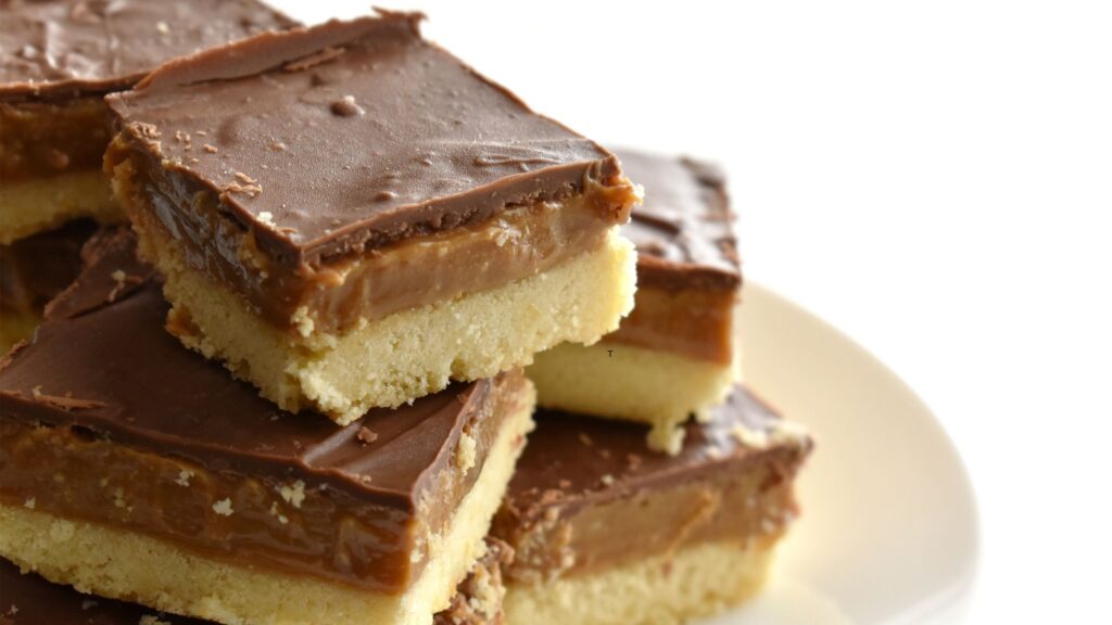 Peanut butter caramel bar