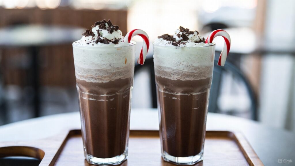 Starbucks peppermint Mocha Frappuccino