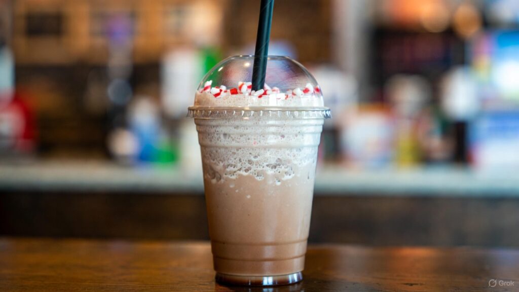 Peppermint mocha protein frappucino Starbucks nutrition
