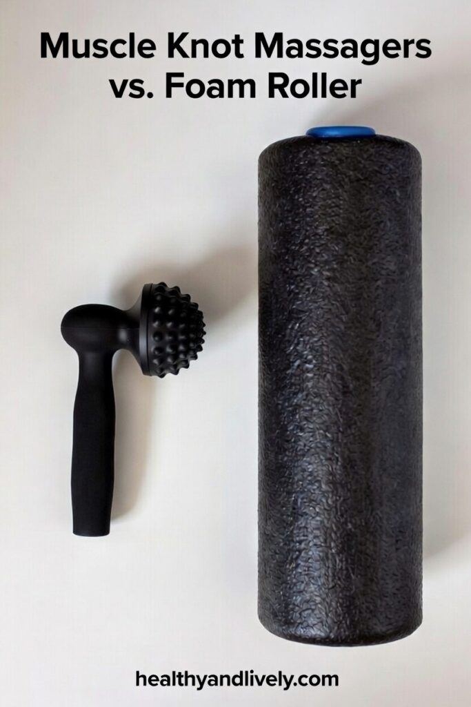 muscle knot massager vs foam roller